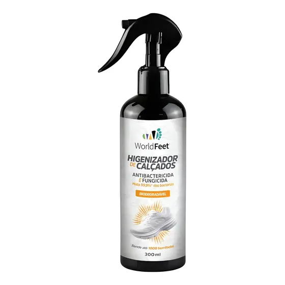Higienizador Calçados Anti Bactérias -world Feet -300 Ml