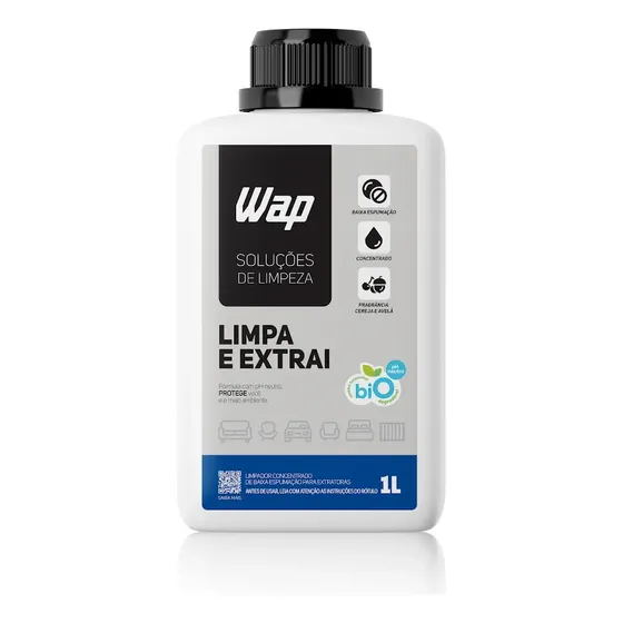 Detergente Limpador Para Extratoras Wap Limpa E Extrai 1l