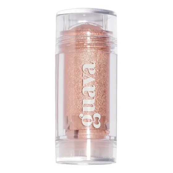 Iluminador Bastão Facial Corporal Champagne Guava Skincare Glow Resistente Suor Hidrata Ativos Antienvelhecimento