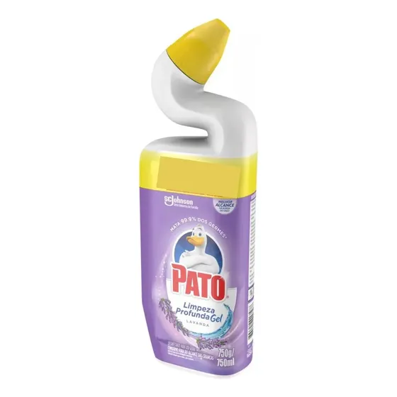 Desodorizador de Vaso Sanitario Pato Limpador Gel Desinfetante Lavanda 750ml