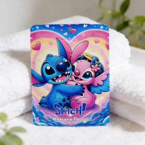 Kit 10 Máscaras Facial Stitch Skincare Presente Infantil