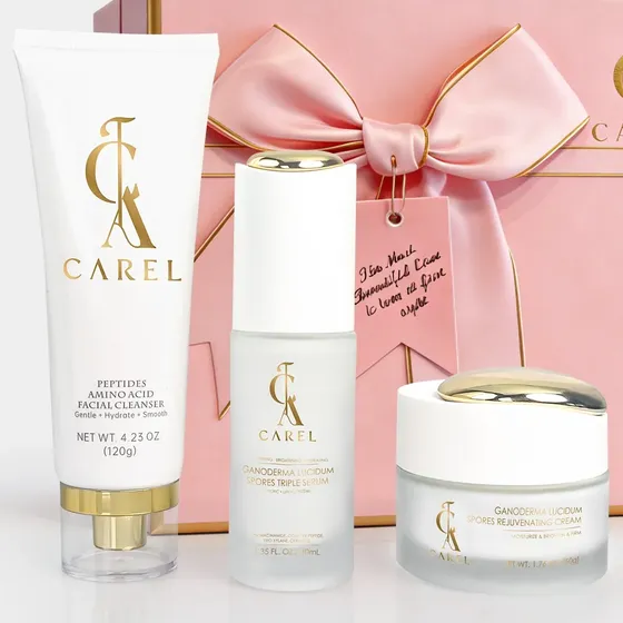 Caixa De Presente Brilhante De Peptídeo Rosa Carel Para