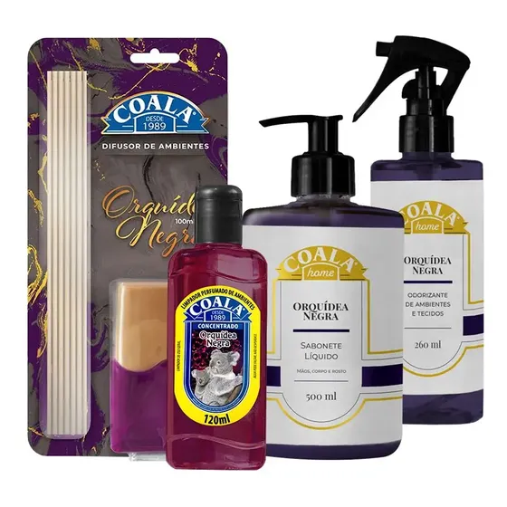 Kit Coala Home - Orquídea Negra