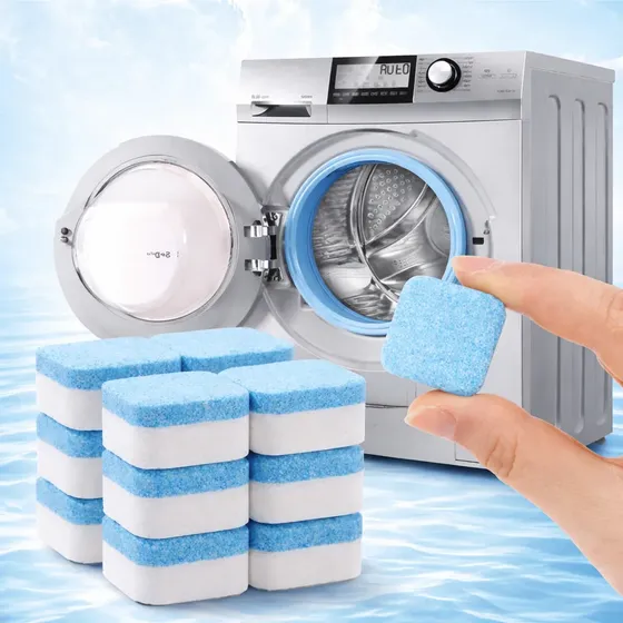 Pastilha Tablete Limpeza Máquina Lavar Roupa Louça Kit 12 Un